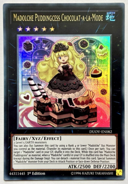 DUOV-EN082 Madolche Puddingcess Chocolat-a-la-Mode Ultra 1st Ed. Nr Mint YuGiOh - Image 1
