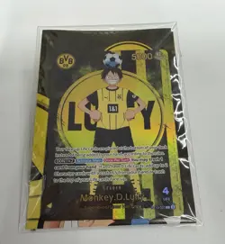 BVB One Piece ST13-003 Monkey D. Luffy Dortmund Promo Karte Original Verpackt - Image 1