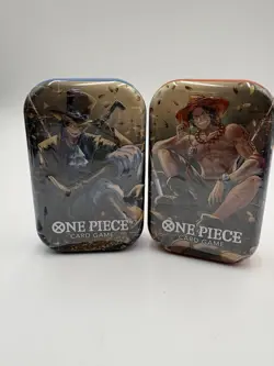 One Piece Tin Pack Set Vol 2 Lot Of 2 | TS-02 OP-13 | Factory Sealed | Bandai - Image 1