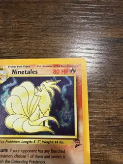 Pokemon TCG Ninetales Base Set 2 Holo Unlimited Rare Card 13/130 LP - Image 5