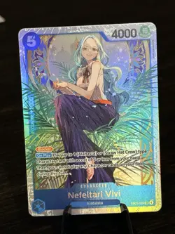 One Piece Card Game TCG Nefeltari Vivi EB03-024 Heroines SR M/NM Condition - Image 1