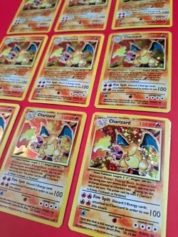 CARD POKEMON JAPANESE - REEDITION CHARIZARD #06 LOT X9- POCKET MONSTERS FOIL TCG - Image 2