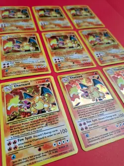 CARD POKEMON JAPANESE - REEDITION CHARIZARD #06 LOT X9- POCKET MONSTERS FOIL TCG - Image 3