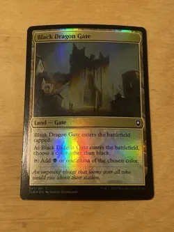 Black Dragon Gate FOIL NM Commander Legends: Battle For Baldur’s Gate English - Image 1