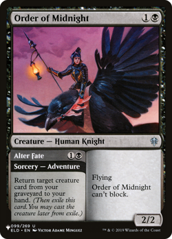 Order of Midnight // Alter Fate (REGULAR) x1 - MTG The List PLST #ELD-99 - Image 1