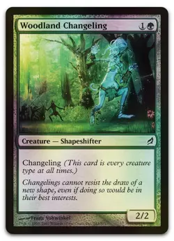 Woodland Changeling #242 (Foil) (NM) Lorwyn LRW Magic MTG - Image 1