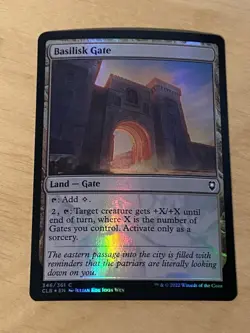 MTG Basilisk Gate FOIL NM Commander Legends: Battle For Baldur’s Gate English - Image 1