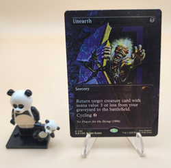 MTG - Unearth - Secret Lair Drop - 2191- Iron Maiden Album Art - Foil - Image 1