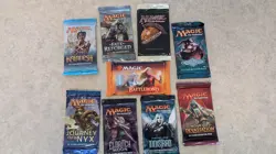 9x Magic The Gathering Sealed Booster Pack Lot – Chronicles, Eventide and more 742818065511 - Image 1
