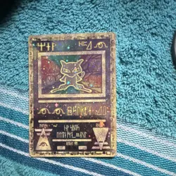 Pokemon Ancient Mew Promo Holo Rare Nintendo Psychic Basic Card - Image 1