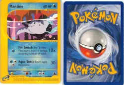 Mantine 77/144 Common Skyridge Pokemon MP - Image 3