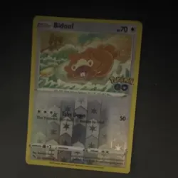 Pokemon Bidoof Peelable Ditto 059/078 GO Reverse Holo Common English 2022 - Image 1