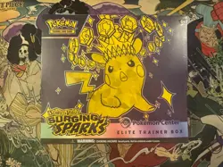 Surging Sparks Pokemon Center - Elite Trainer Box - Sealed ETB w/small tear - Image 1