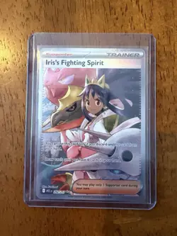 Pokemon Iris's Fighting Spirit Full Art Trainer-Supporter Holo Rare ASC 292/217 - Image 1