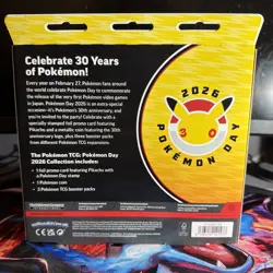 Pokemon TCG - Pokemon Day 2026 Collection - Pikachu Promo - IN HAND - SEALED - Image 2