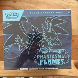 Pokemon PHANTASMAL FLAMES ETB Elite Trainer Box Mega Evolution New Sealed - Image 1