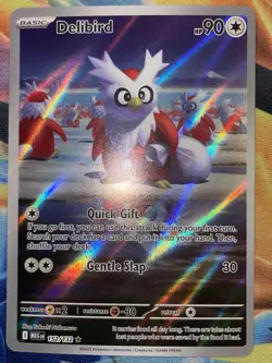 Delibird 152/132 Illustration Rare ME01: Mega Evolution Pokemon TCG NM - Image 1