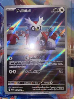 Delibird 152/132 Illustration Rare ME01: Mega Evolution Pokemon TCG NM - Image 4