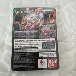 One Piece Monkey.D.Luffy US College Basketball Promo Card Rutgers SGA - Image 2