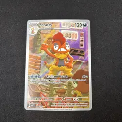 Pokemon Scrafty TCG 139/086 Sv: White Flare Illustration Rare Card NM Condition - Image 1