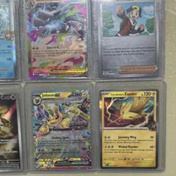 Pokemon TCG Prismatic Evolutions Foil Card Lot Charizard EX Gyarados Jolteon 6 … - Image 3