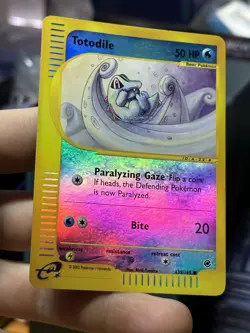 Totodile 135/165 Expedition 2002 Reverse Holo e-Series Pokemon Card TCG - Image 5