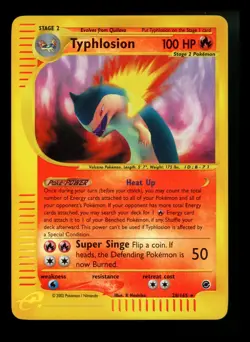 Typhlosion 28/165 Expedition 2002 Reverse Rare Holo e-Series Pokemon Card TCG - Image 1