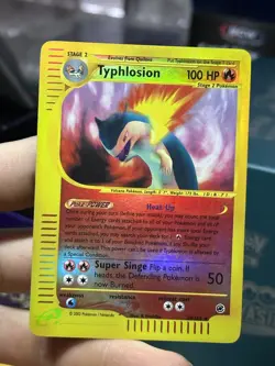 Typhlosion 28/165 Expedition 2002 Reverse Rare Holo e-Series Pokemon Card TCG - Image 3