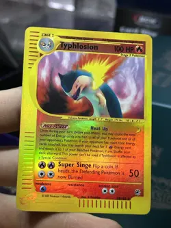 Typhlosion 28/165 Expedition 2002 Reverse Rare Holo e-Series Pokemon Card TCG - Image 4
