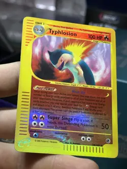 Typhlosion 28/165 Expedition 2002 Reverse Rare Holo e-Series Pokemon Card TCG - Image 5