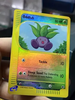 Oddish 122/165 Expedition 2002 Reverse Holo e-Series Pokemon Card TCG - Image 3