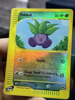 Oddish 122/165 Expedition 2002 Reverse Holo e-Series Pokemon Card TCG - Image 5