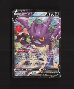 Crobat V TG20/TG30 Lost Origin Full Art Ultra Rare Holo Pokemon Card NM - Image 1