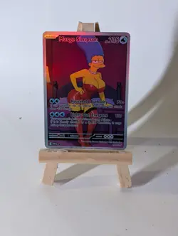 Pokemon Anime Waifu Marge Simpson Rare Full Art Doujin ACG Custom Art Card - Image 1