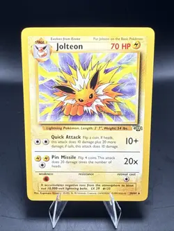 Pokemon TCG Jolteon Jungle Card 20/64 Regular Rare Non-Holo - Image 2