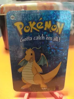 Dragonite #149 2000 Pokemon Vending Prism Holo Sticker Card - Image 1