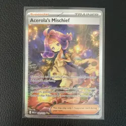 Acerola's Mischief Special Illustration Rare Pokemon Mega Evolution Card 183/132 - Image 1