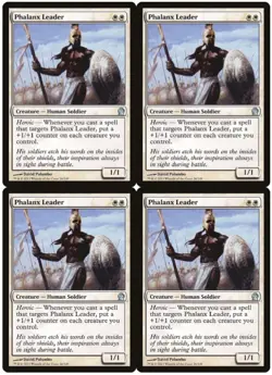 MTG Phalanx Leader x4 Theros Uncommon NM Playset - Image 1