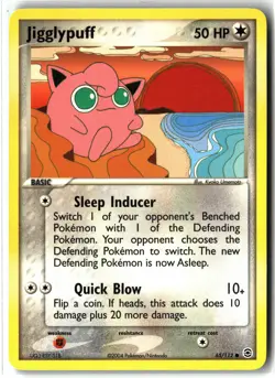 Jigglypuff ⭐ 65/112 Common FireRed & LeafGreen 2004 Pokemon NM - Image 1