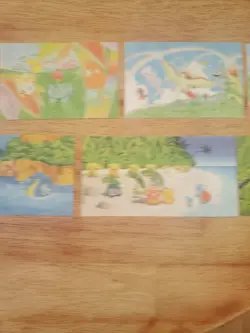 Pokemon TCG Southern Islands (x6) Promo POSTCARD Set With ORIGINAL FOLDER - Image 1