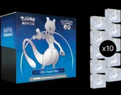 Pokemon TCG: Pokemon Go Factory Sealed Elite Trainer Box X10 Sealed Case - Image 1