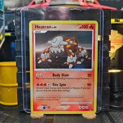 Heatran POP Series 8 Promo Pokemon TCG 1/17 Rare - Image 1