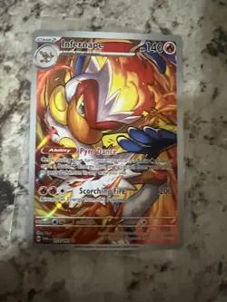 Infernape NM IR 173/167 Twilight Masquerade Pokemon TCG Holo - Image 1