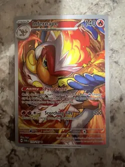 Infernape NM IR 173/167 Twilight Masquerade Pokemon TCG Holo - Image 4