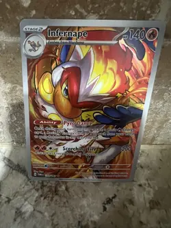 Infernape NM IR 173/167 Twilight Masquerade Pokemon TCG Holo - Image 5