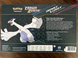 Pokemon TCG Crown Zenith Unown V Lugia V Special Collection Factory Sealed New - Image 2