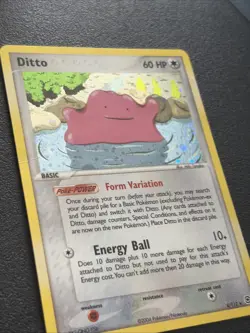 Ditto 4/112 Holo Pokemon Fire Red & Leaf Green 2004 MP - Image 5