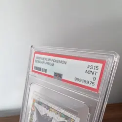 Pokemon Gengar-Prism Merlin Prism Foil PSA 9 S15 1999 & Promo 60/162 Holo - Image 2