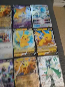Pokemon Jumbo Lot Of 9, Pikachu Zapdos Meowscarada, Glaceon Terapagos Jirachi - Image 3