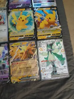 Pokemon Jumbo Lot Of 9, Pikachu Zapdos Meowscarada, Glaceon Terapagos Jirachi - Image 4
